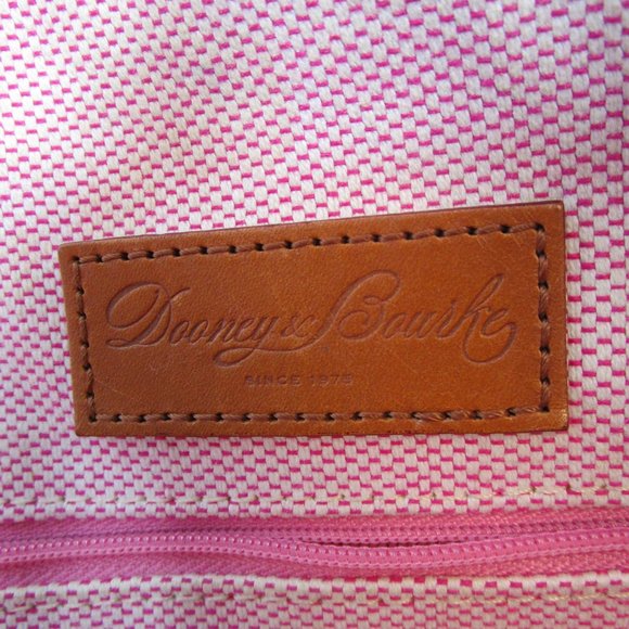 Dooney And Bourke Tote Bag Green Florentine Vachetta Leather Large - Picture 9 of 11